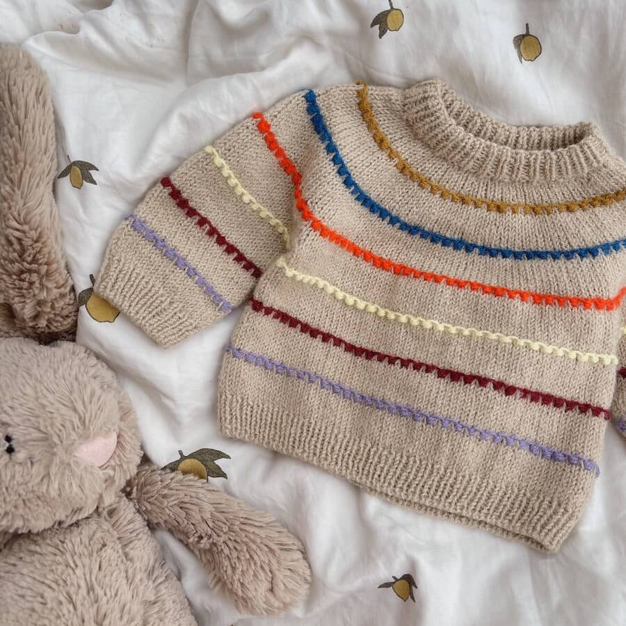 PetiteKnit Festival Sweater Baby Pattern