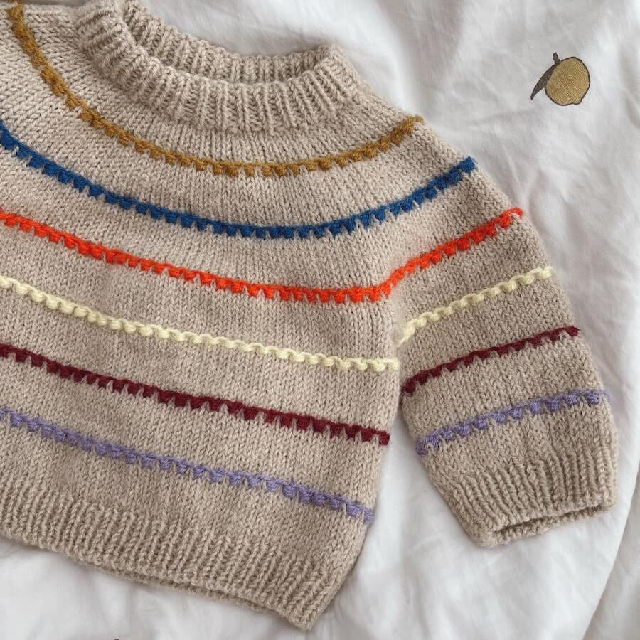 PetiteKnit Festival Sweater Baby Pattern