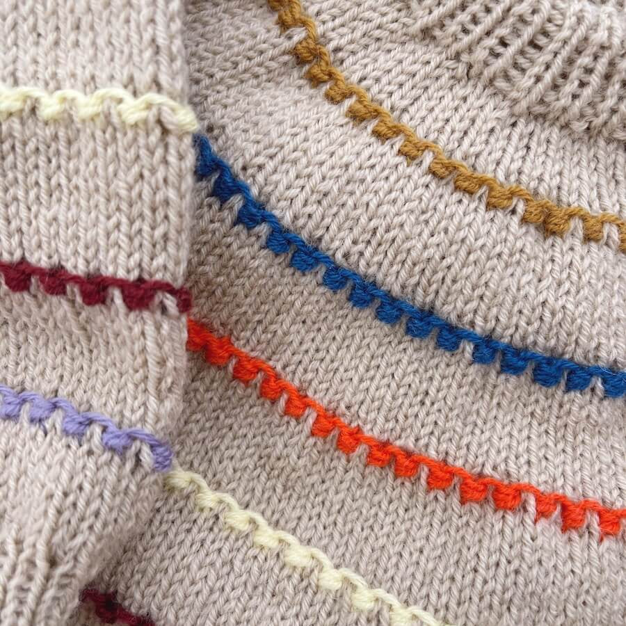 PetiteKnit Festival Sweater Baby Pattern